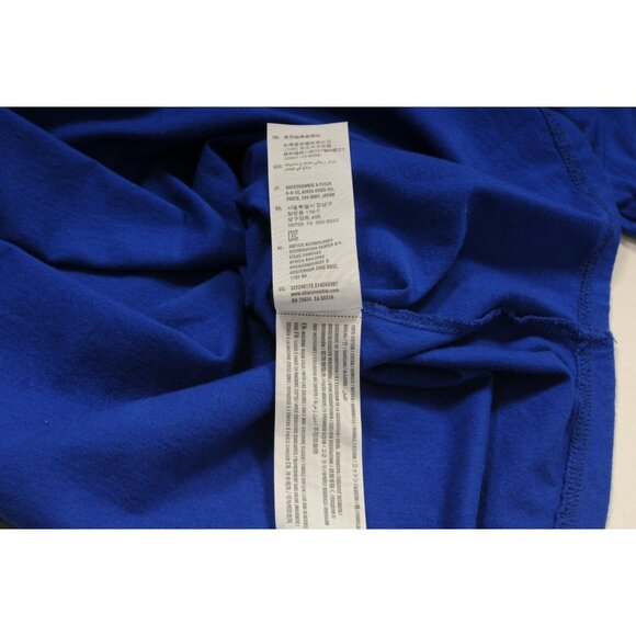 Hollister Mens Logo Long Sleeve T Shirt Small Southern California Spell Out Blue - Picture 7 of 9